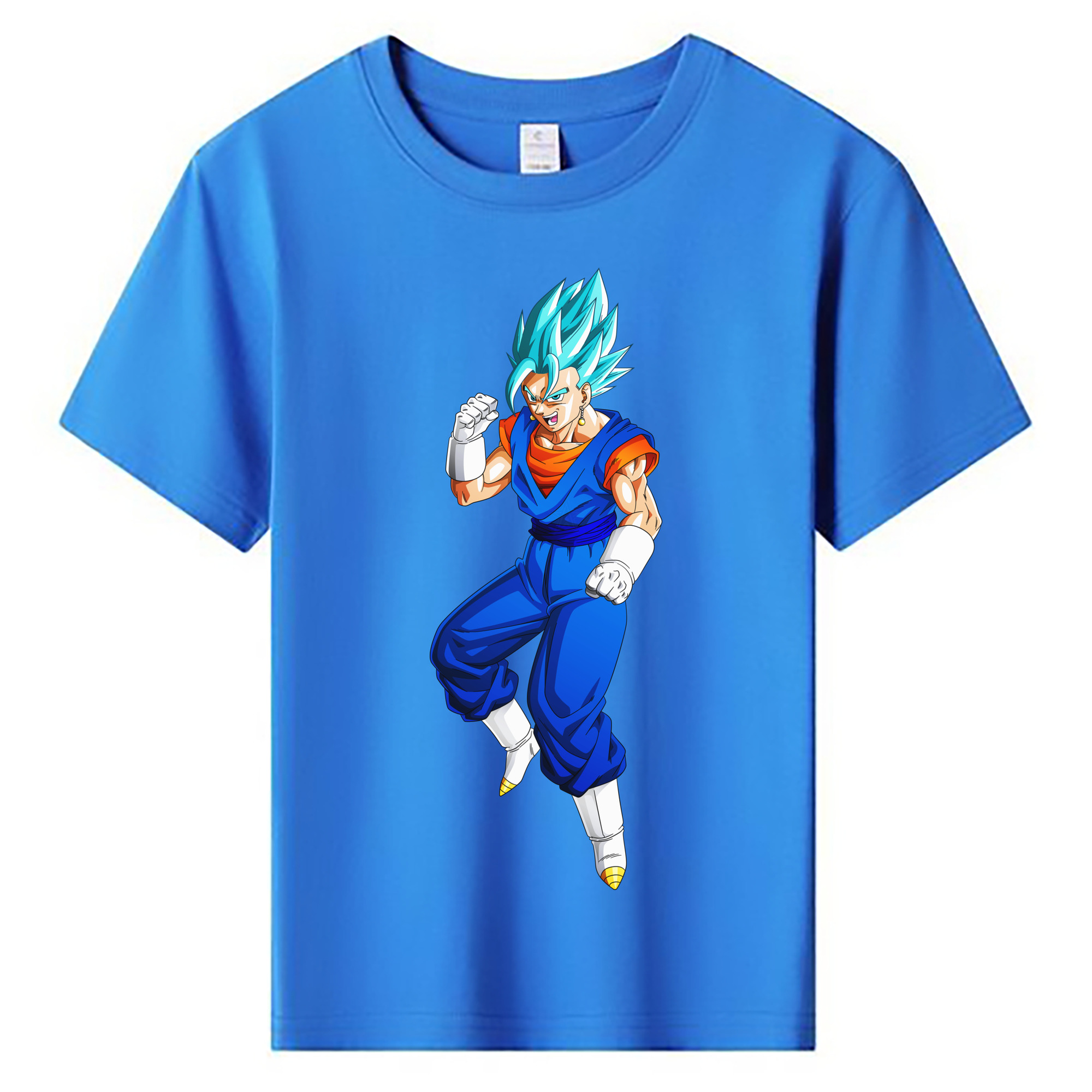 （画像用） ドラゴンボール ベジット DRAGON BALL Vegetto 綿100％キッズTシャツ（フロントプリント）